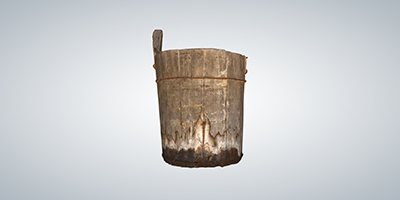 文物数字化-木桶（革命文物）3D展示